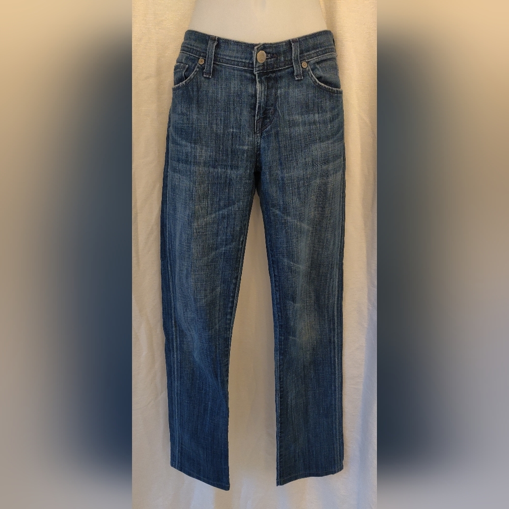 Citizens of Humanity straight leg slightly distressed jeans